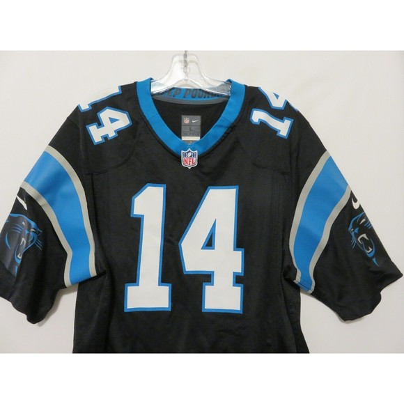 Carolina Panthers Sam Darnold Nike Black Player Game Jersey Sz L Authentic NWOT - Picture 3 of 9